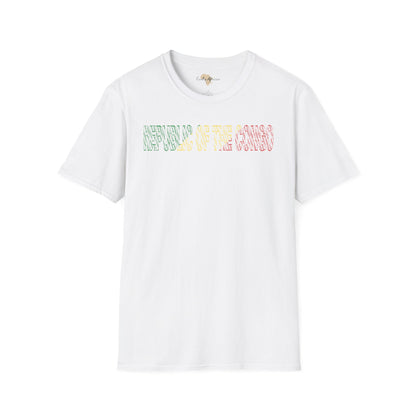 Republic of the Congo text unisex softstyle tee