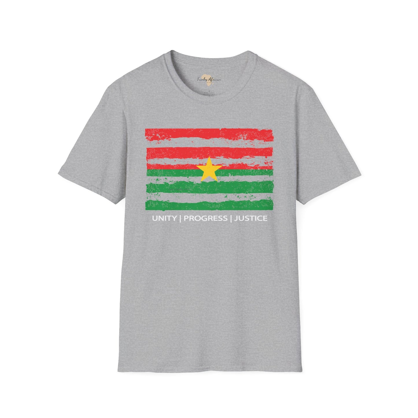 Burkina Faso strip unisex softstyle tee