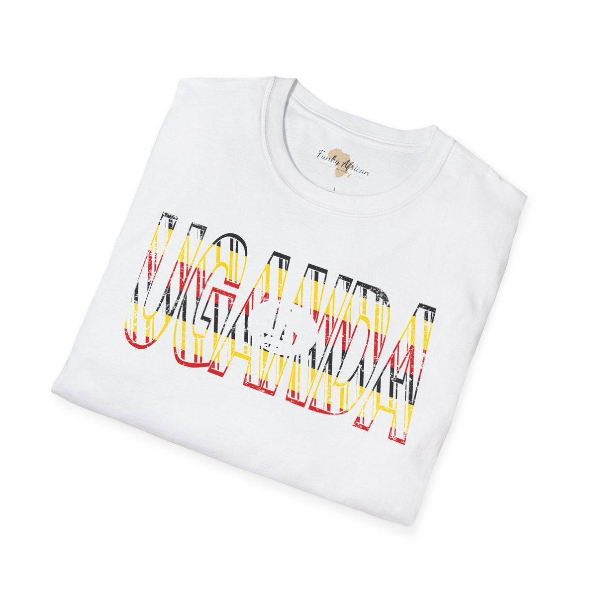 Uganda text unisex softstyle tee Funky African