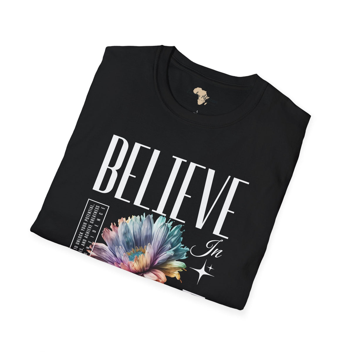 Believe in yourself unisex softstyle tee Funky African