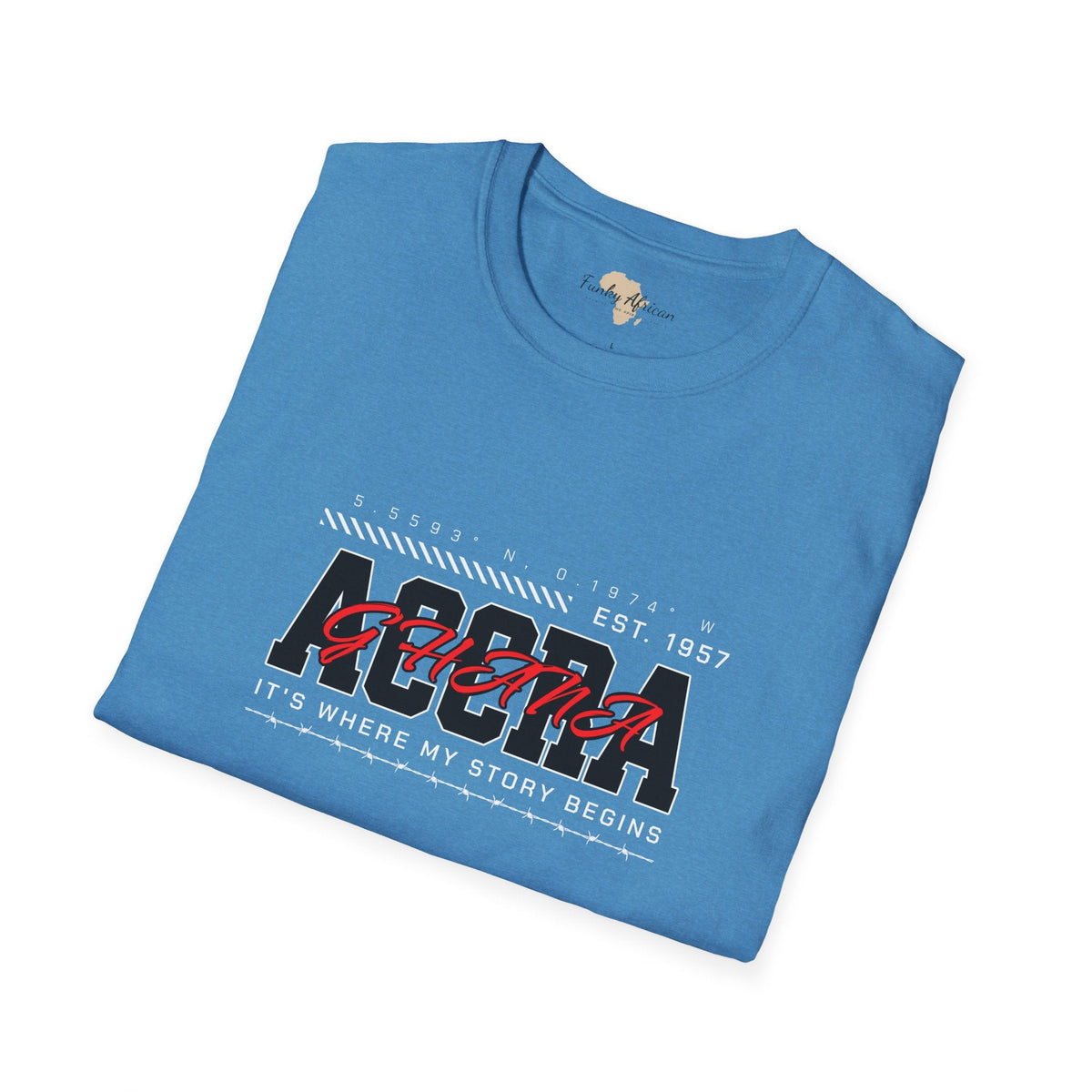 Accra Ghana unisex softstyle tee Funky African