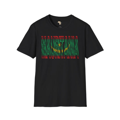 Mauritania text unisex softstyle tee Funky African