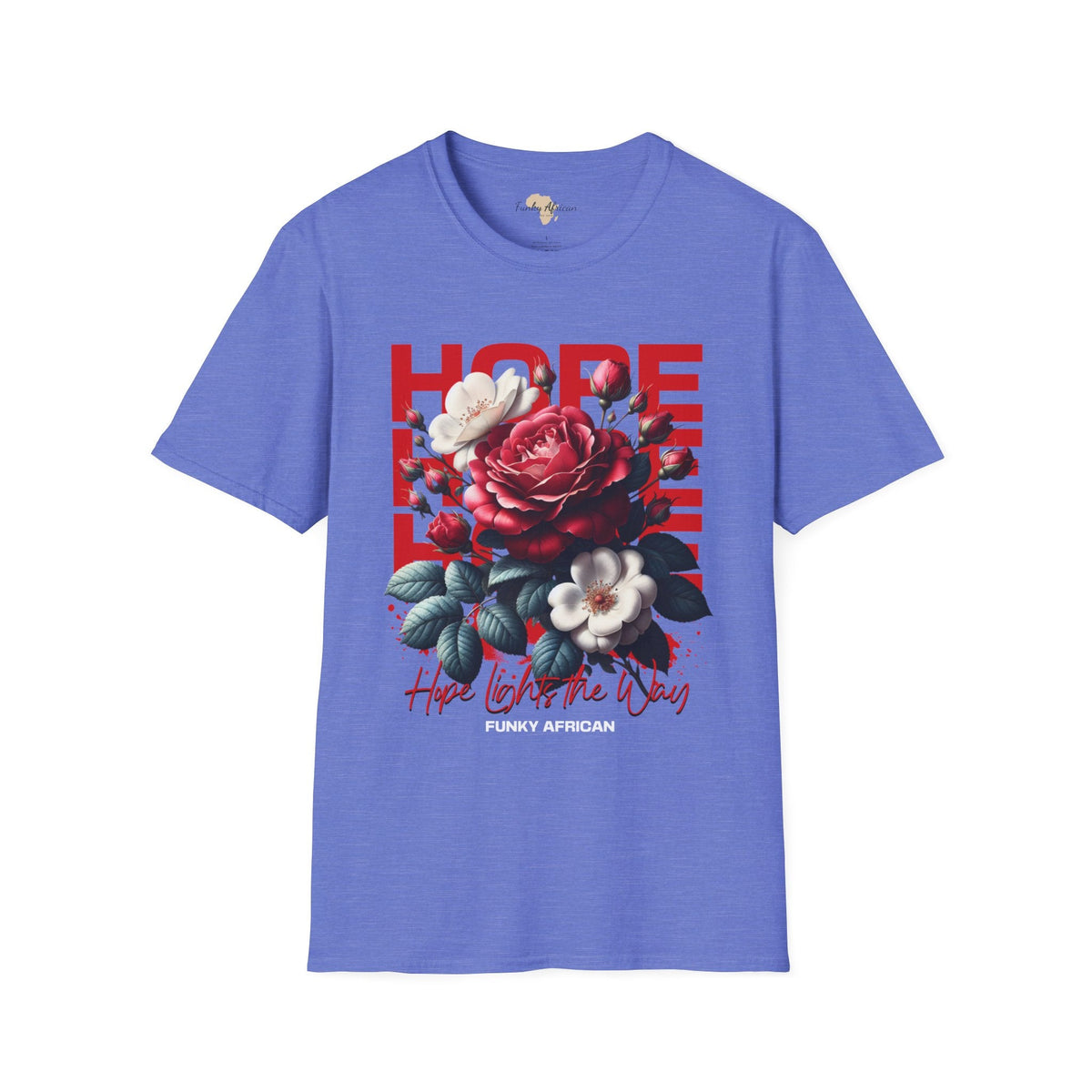 Hope lights the way unisex tee Funky African