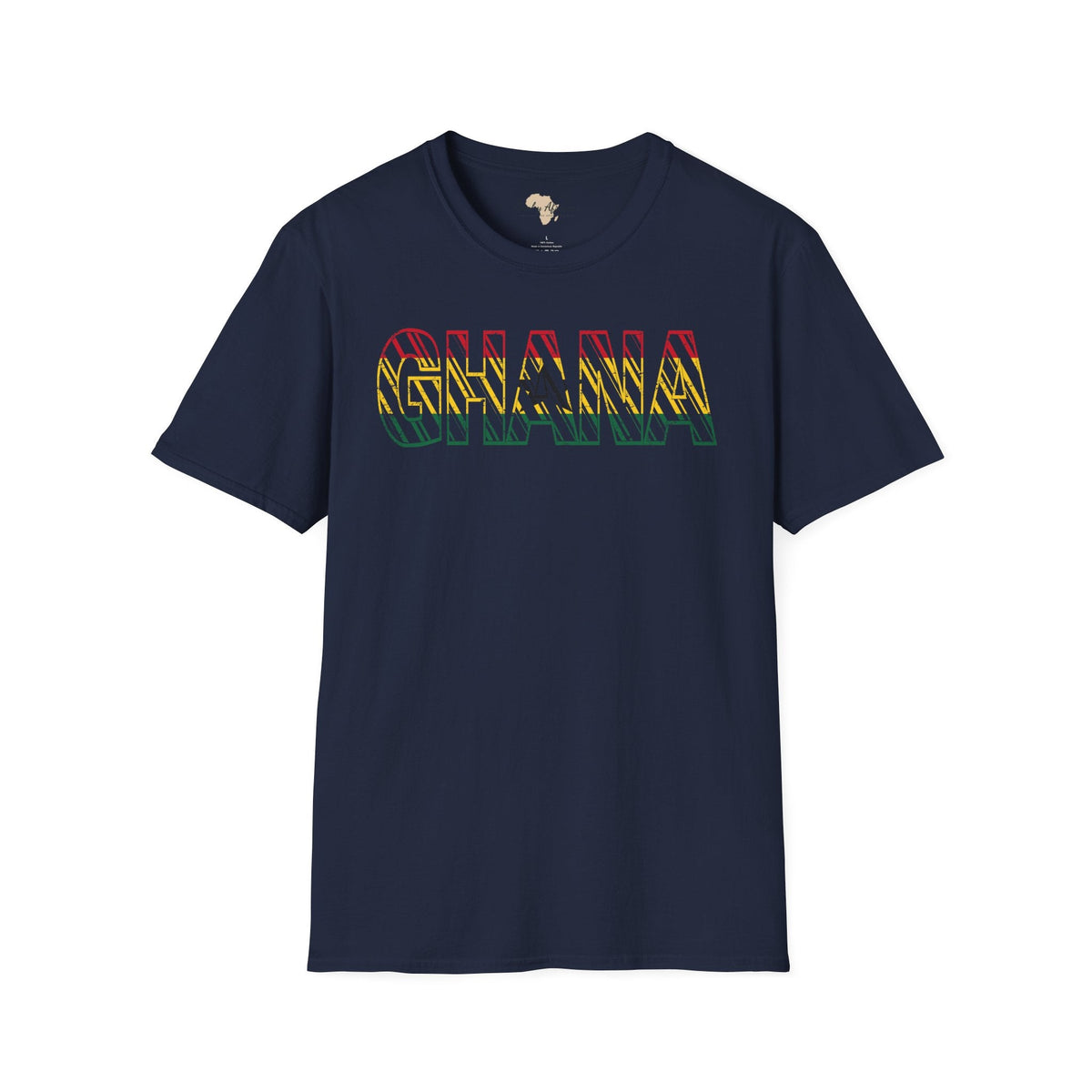 Ghana text unisex softstyle tee Funky African