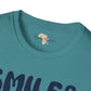 Smiles and happiness unisex softstyle tee