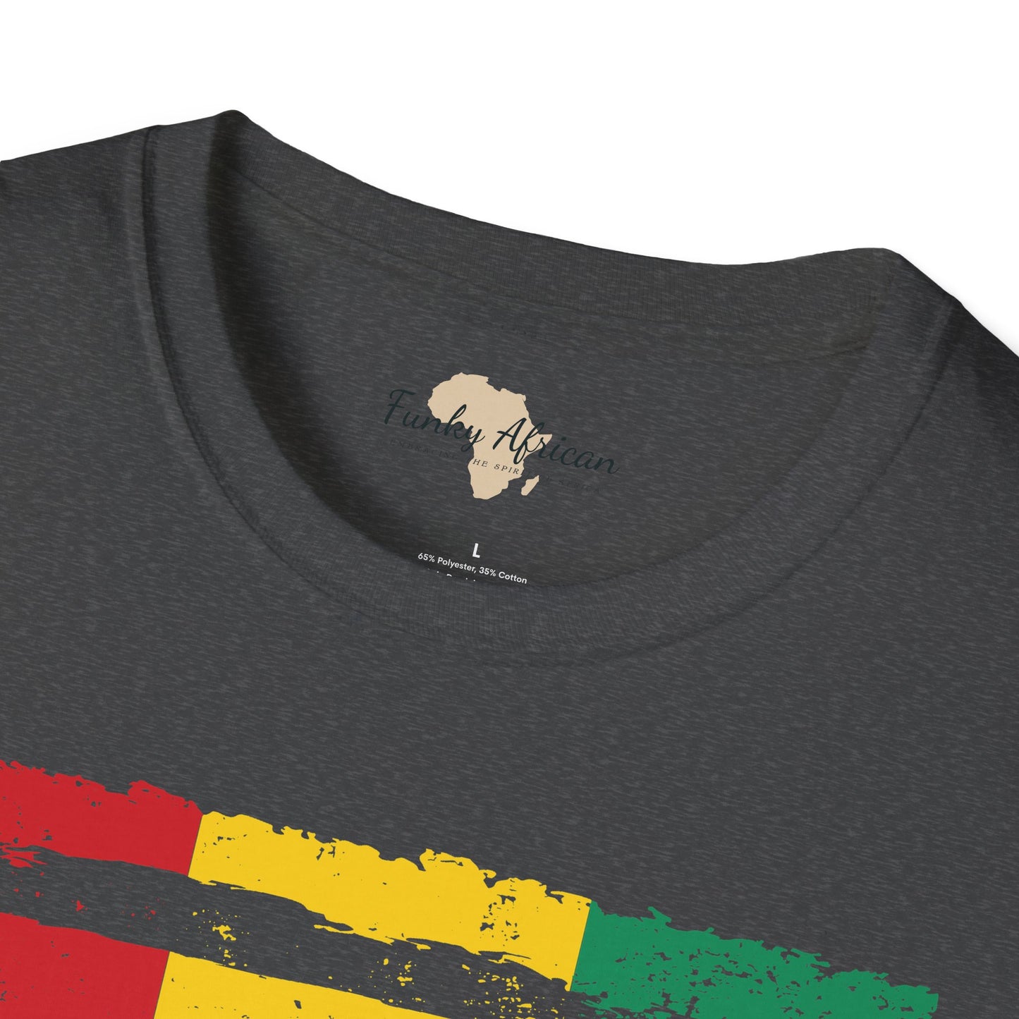 Guinean strip unisex softstyle tee