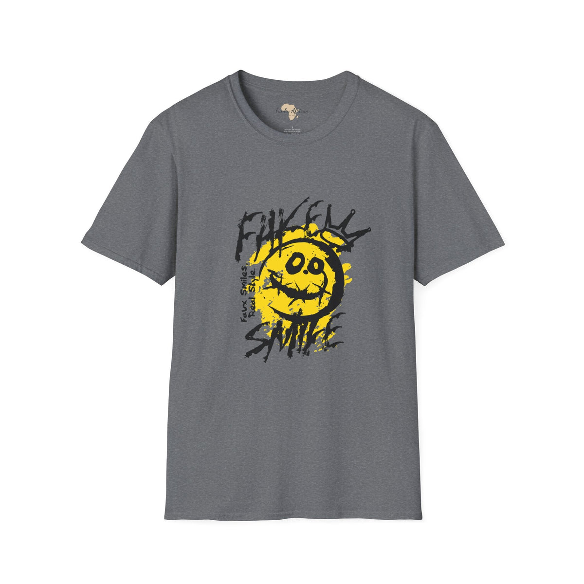 Fake smile unisex tee Funky African