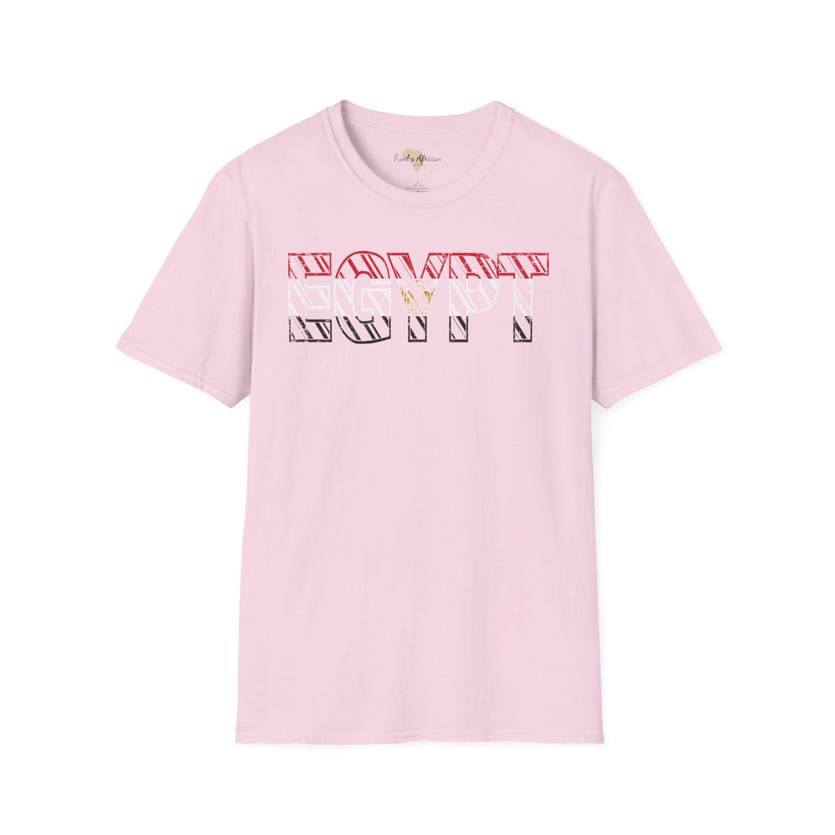 Egypt text unisex softstyle tee Funky African