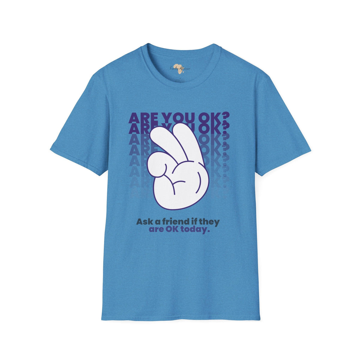 Are you ok unisex softstyle tee Funky African