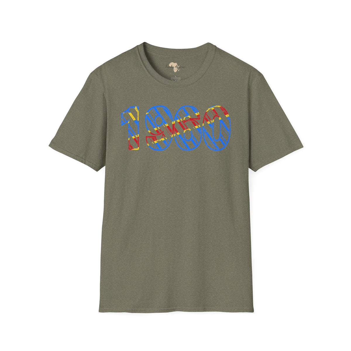 DR Congo year unisex softstyle tee Funky African