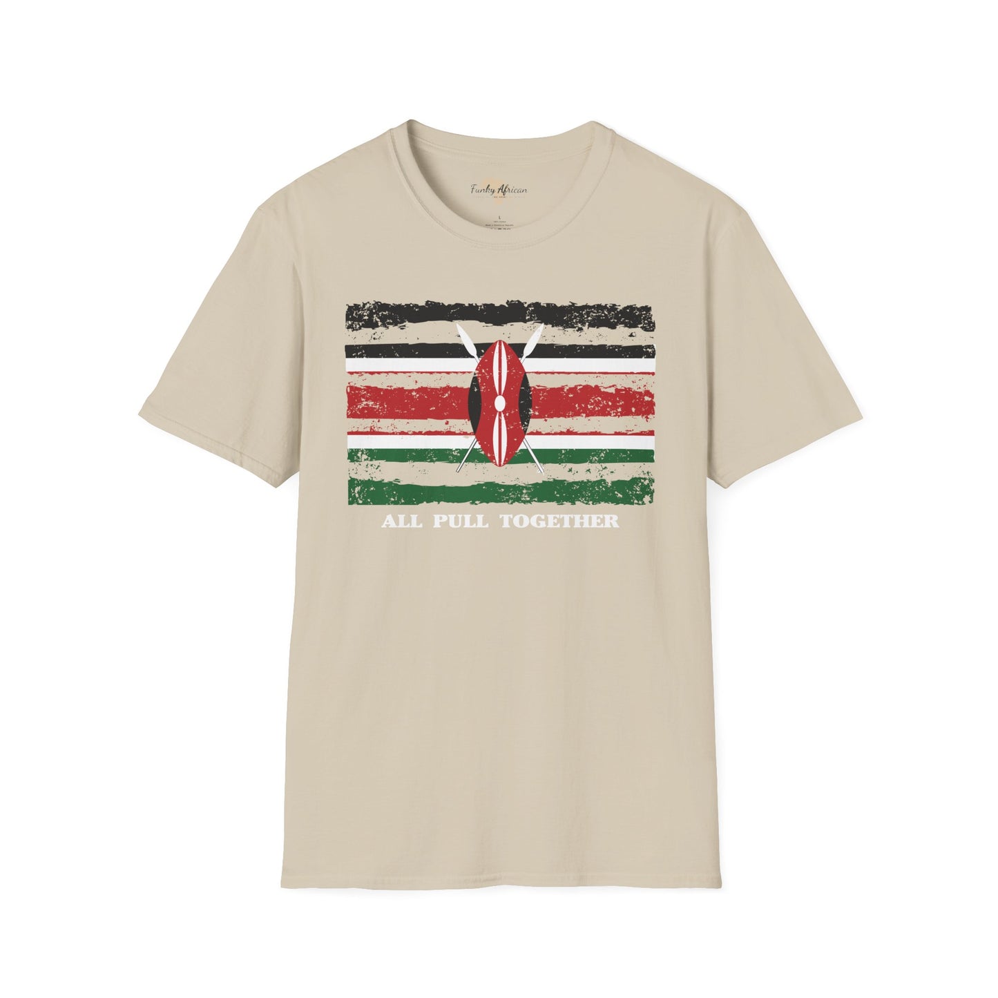Kenya strip unisex softstyle tee