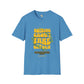 Nothing grows in a fake garden unisex tee