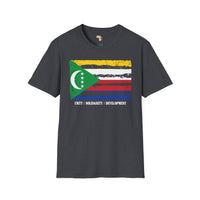 Comoros strip unisex softstyle tee
