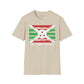 Burundi strip unisex softstyle tee