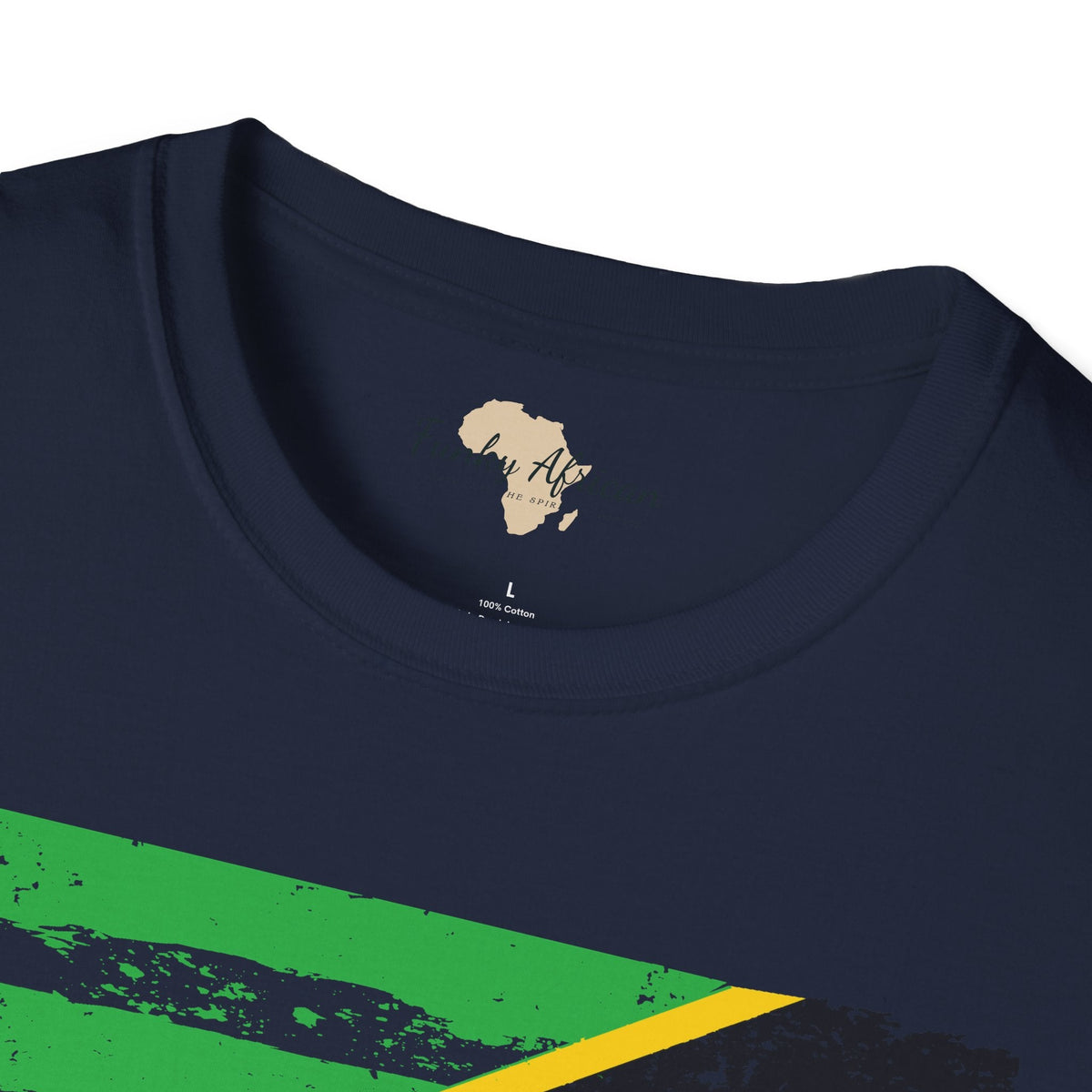 Tanzania strip unisex softstyle tee Funky African