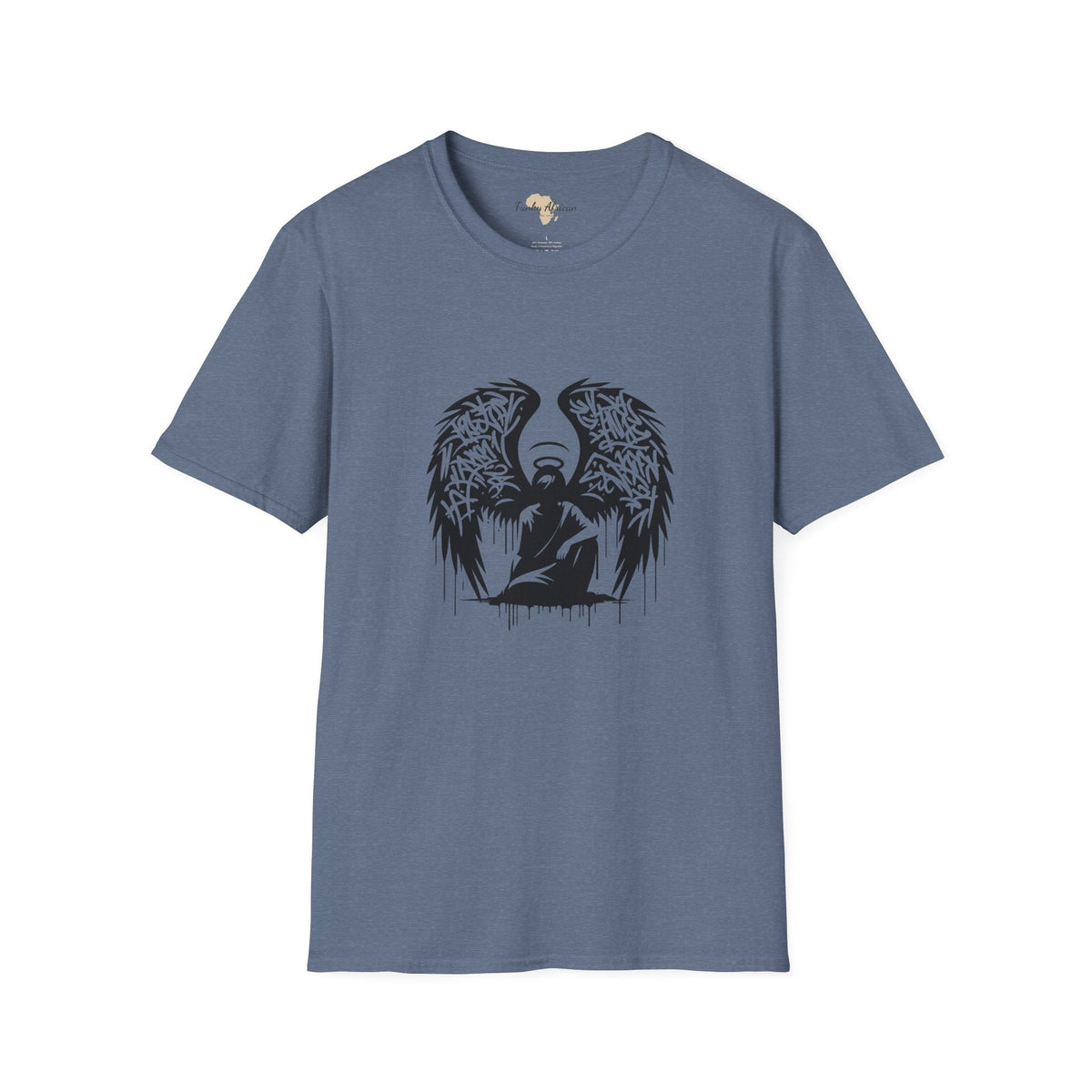 Angel graffiti unisex softstyle tee Funky African