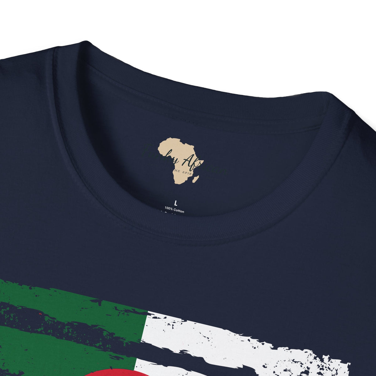 Algeria strip unisex softstyle tee Funky African