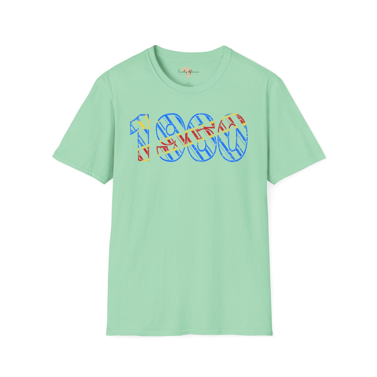 DR Congo year unisex softstyle tee Funky African