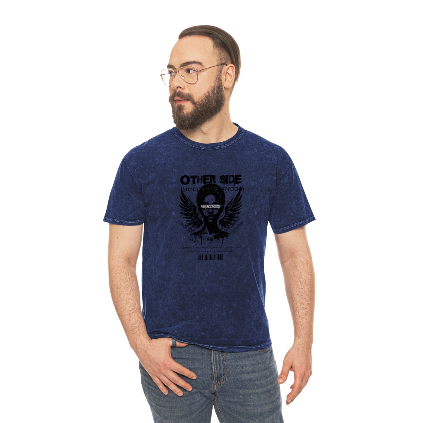 Other side unisex wash tee