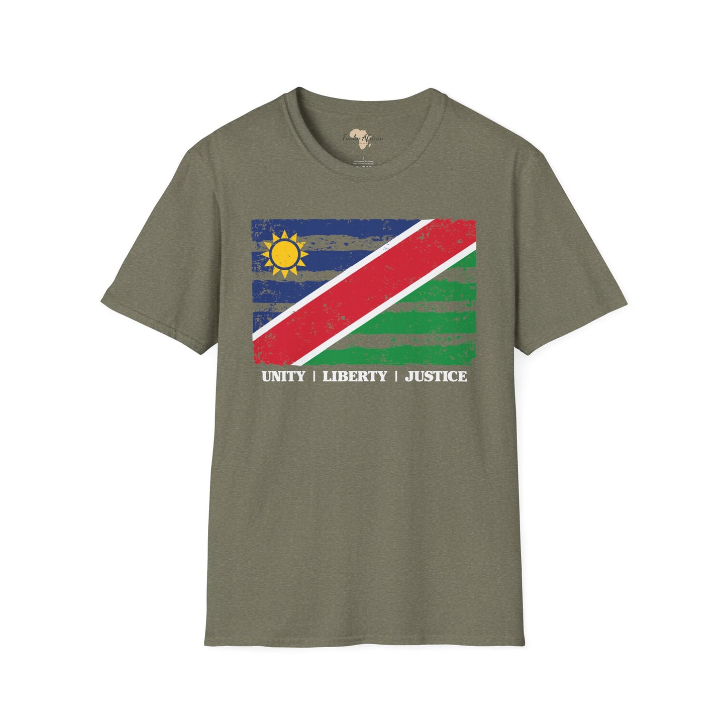 Namibia strip unisex softstyle tee