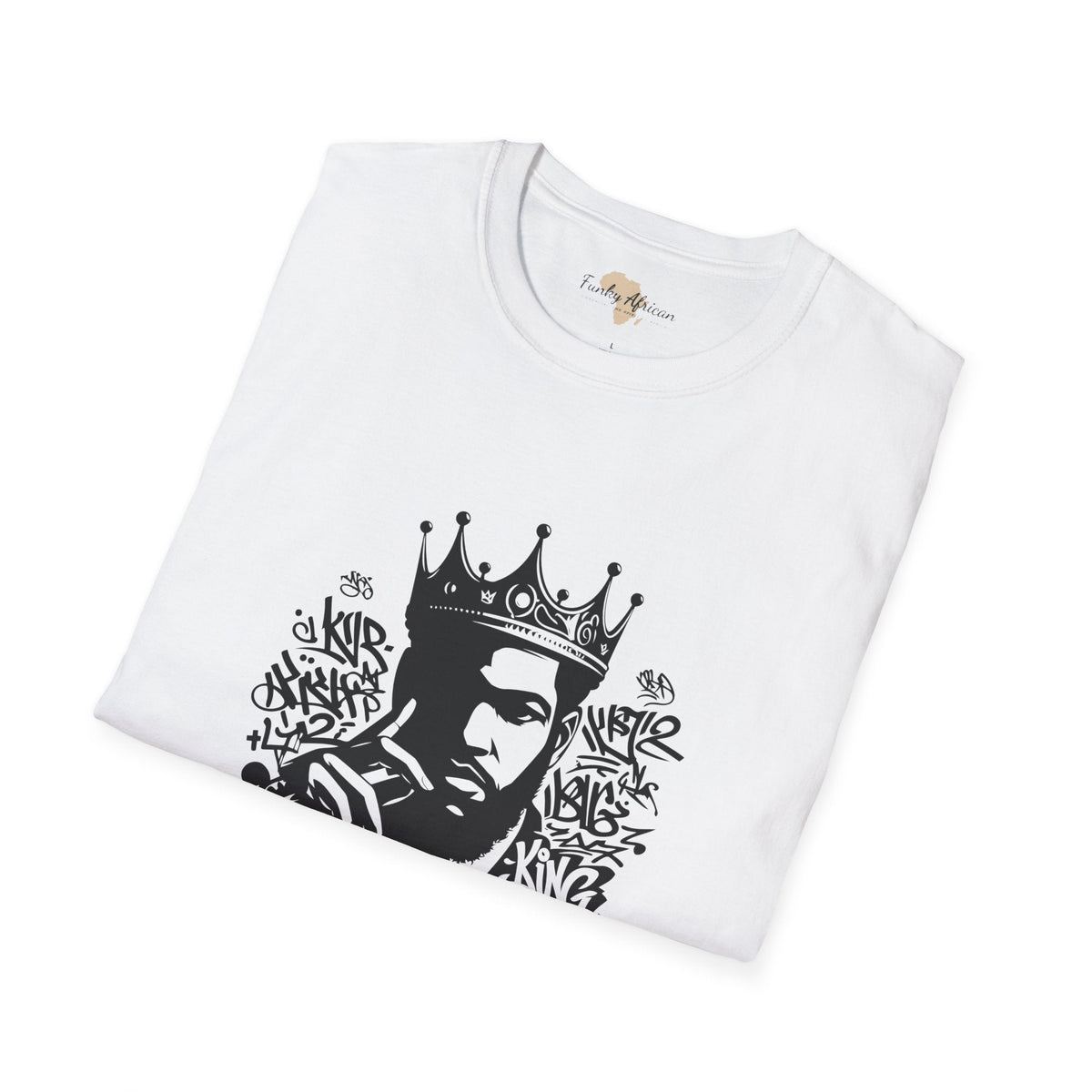 African King graffiti unisex softstyle tee Funky African