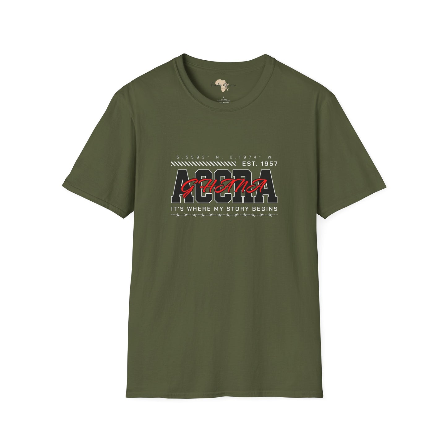 Accra Ghana unisex softstyle tee