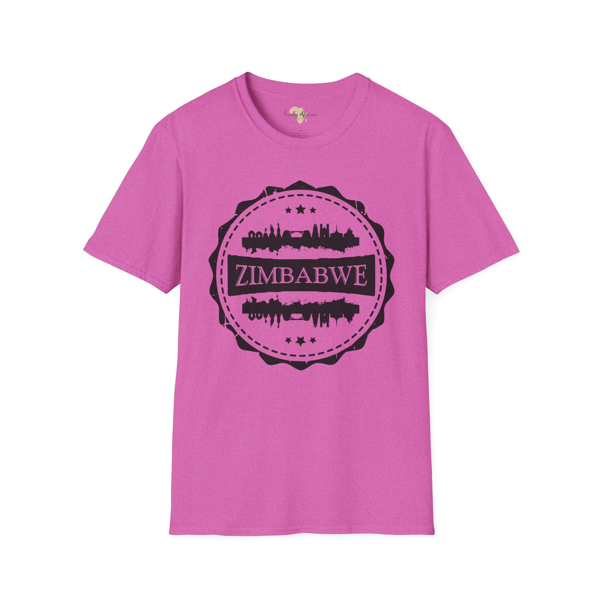 Zimbabwe Stamp unisex tee Printify