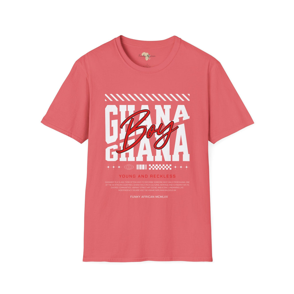 Ghana boy unisex softstyle tee Funky African