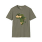 African forest unisex softstyle tee