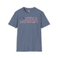 Liberia text unisex softstyle tee