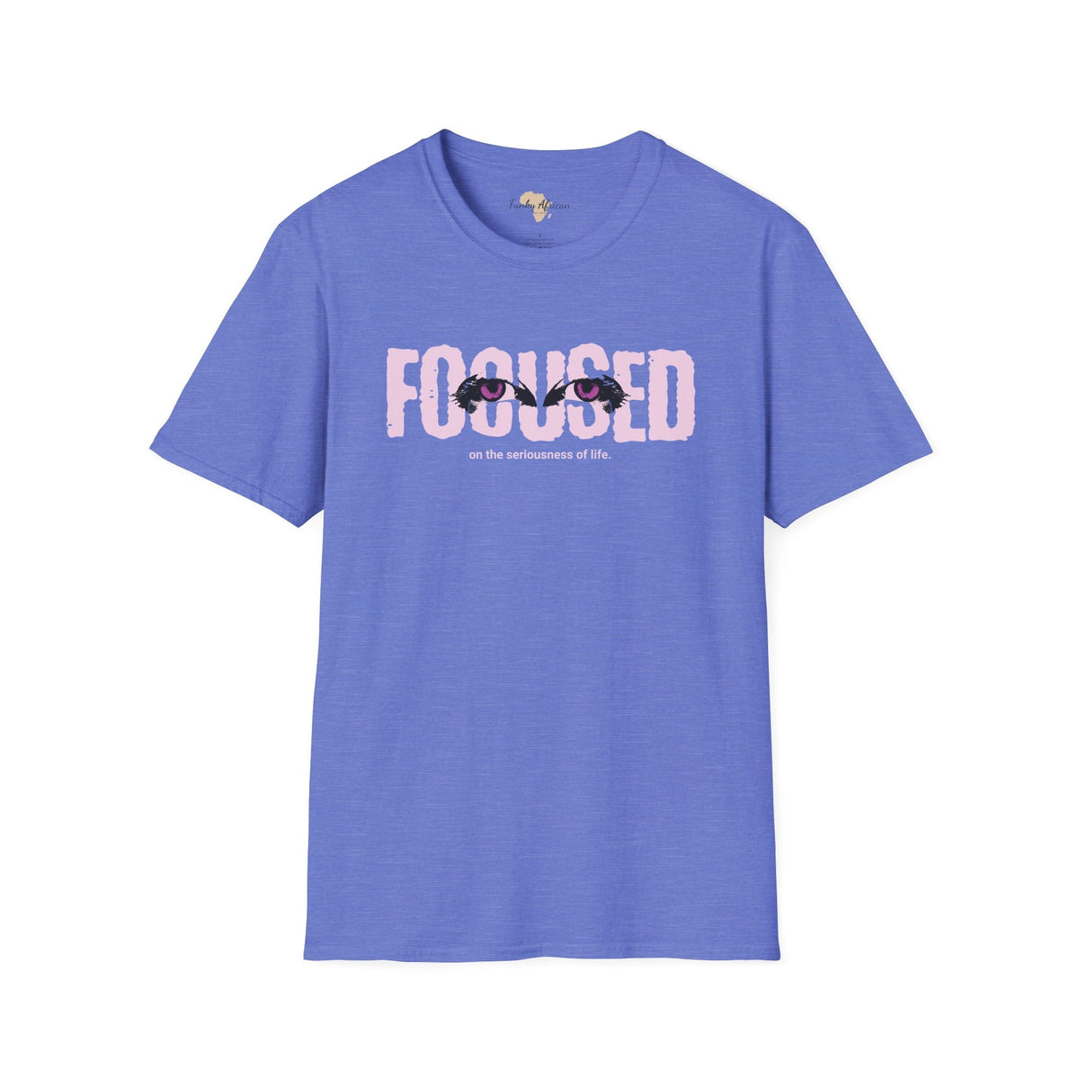 Focused unisex softstyle tee Funky African