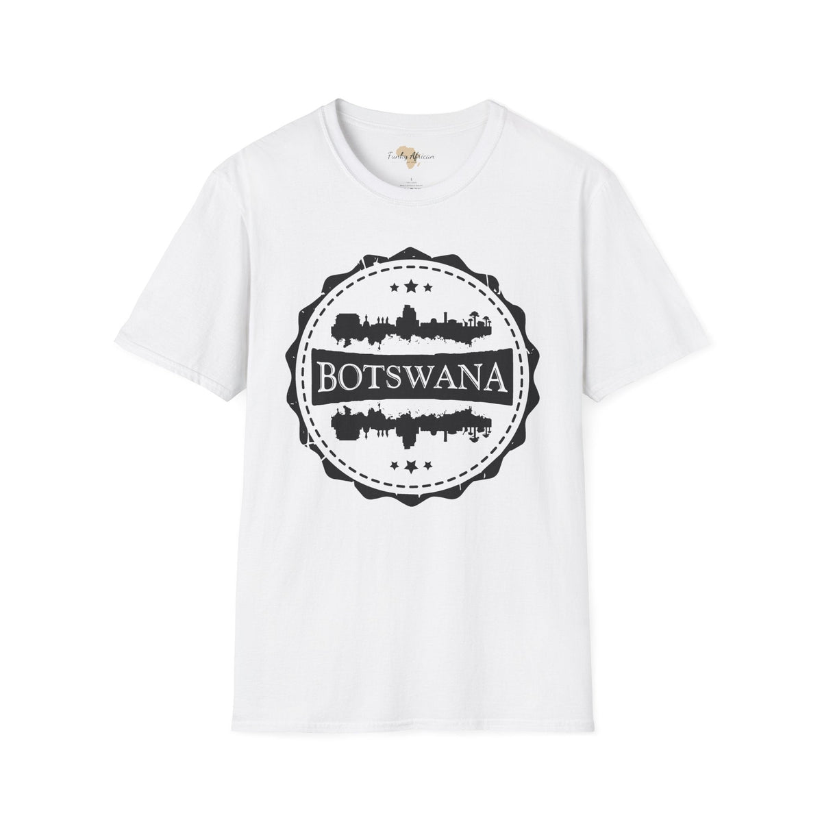 Botswana Stamp unisex tee Funky African