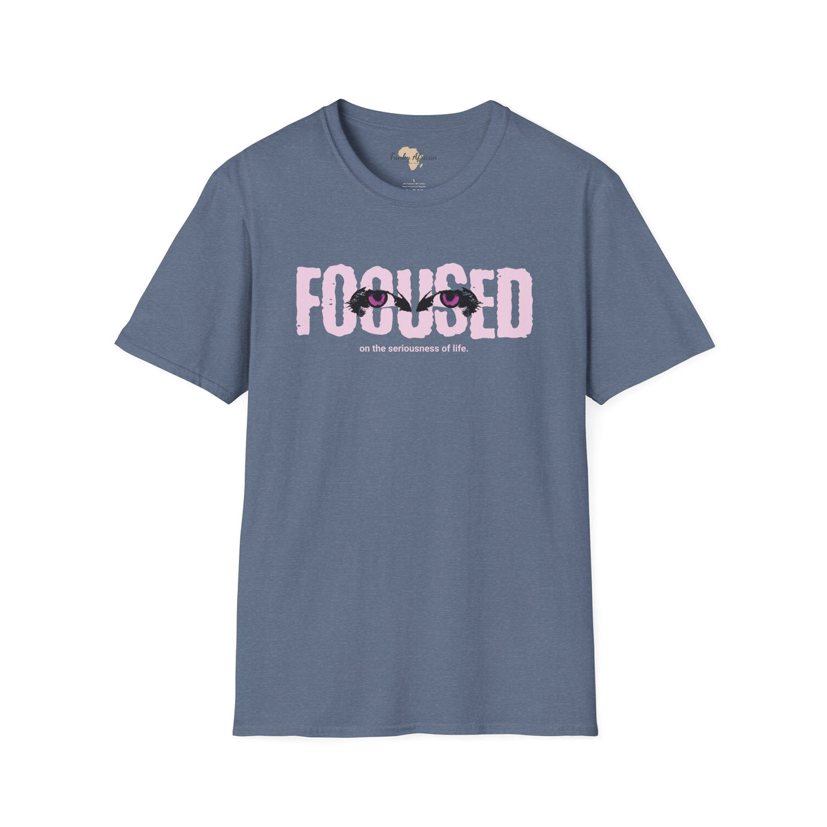 Focused unisex softstyle tee Funky African