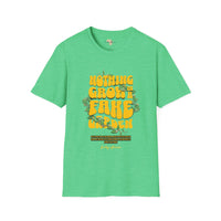 Nothing grows in a fake garden unisex tee