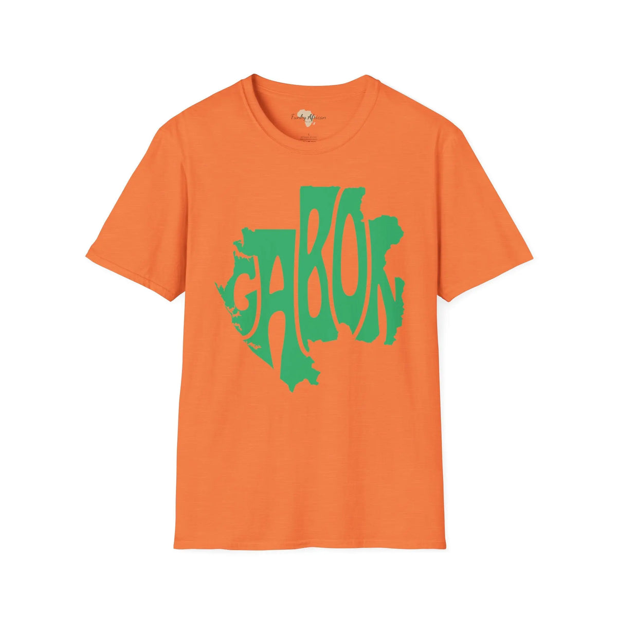 Gabon cut unisex softstyle tee Funky African