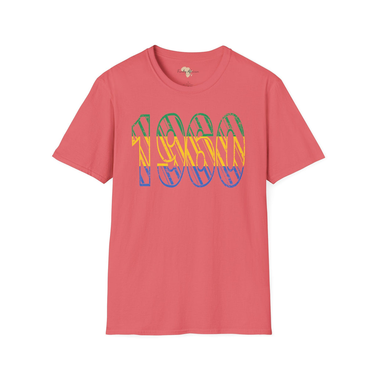 Gabon year unisex softstyle tee Funky African