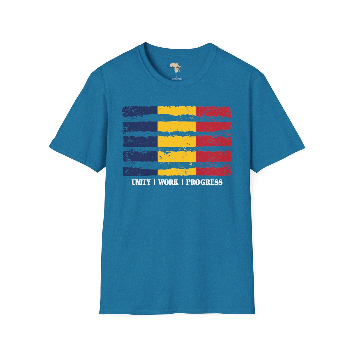 Chad strip unisex softstyle tee Funky African