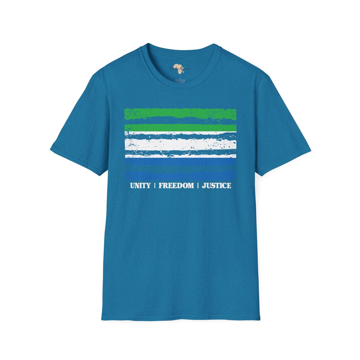 Sierra Leone strip unisex softstyle tee Funky African