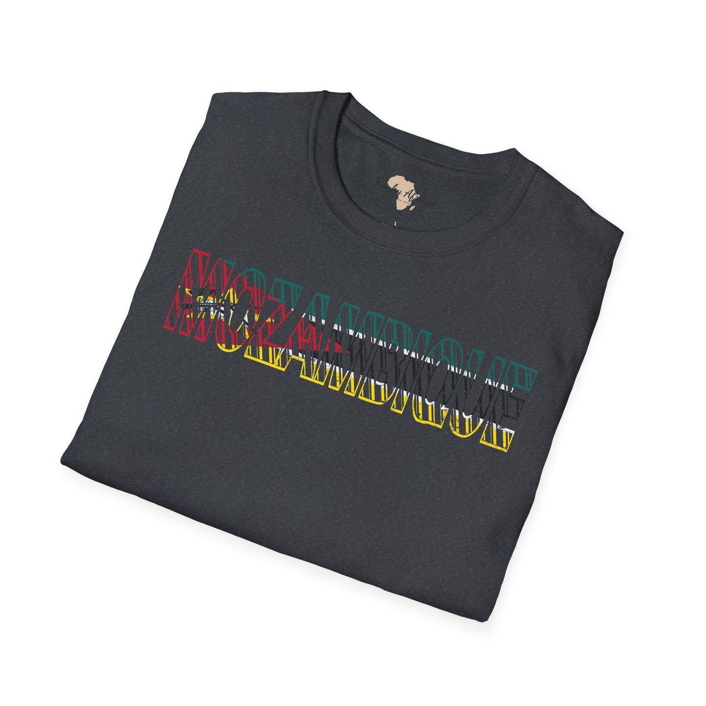 Mozambique text unisex softstyle tee