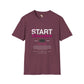 Just start unisex softstyle tee
