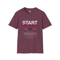 Just start unisex softstyle tee