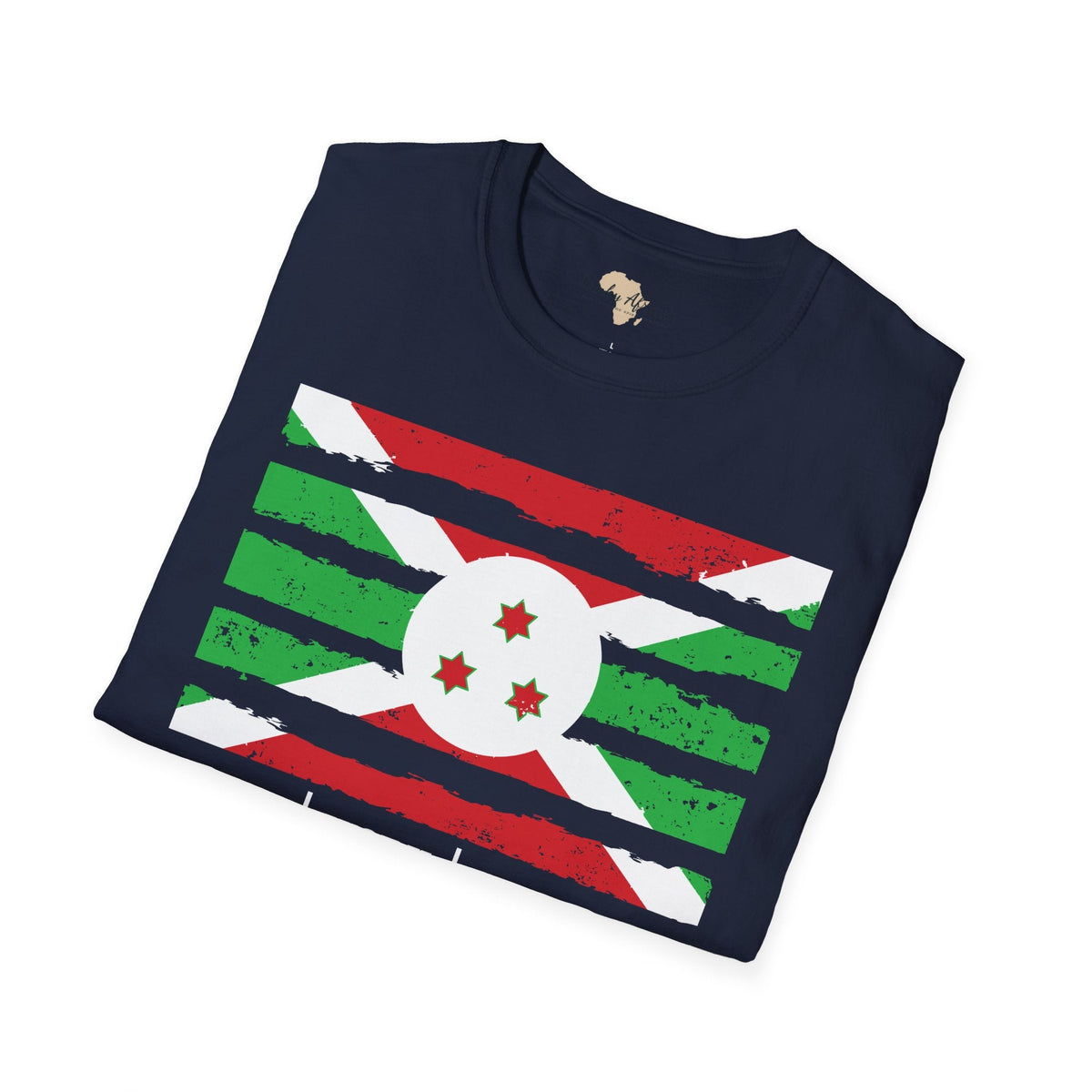 Burundi strip unisex softstyle tee Funky African