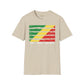 Republic of the Congo strip unisex softstyle tee