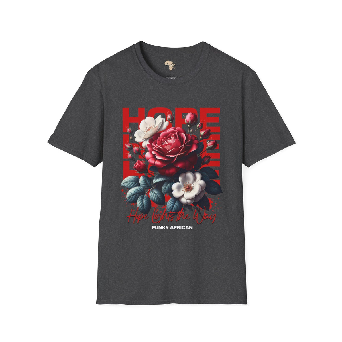 Hope lights the way unisex tee Funky African