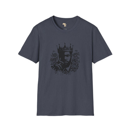 African King graffiti unisex softstyle tee
