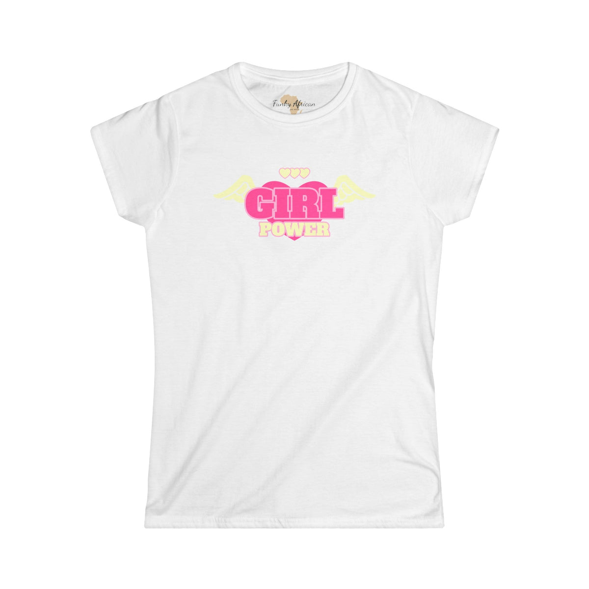 Girl Power Women's Softstyle Tee Funky African