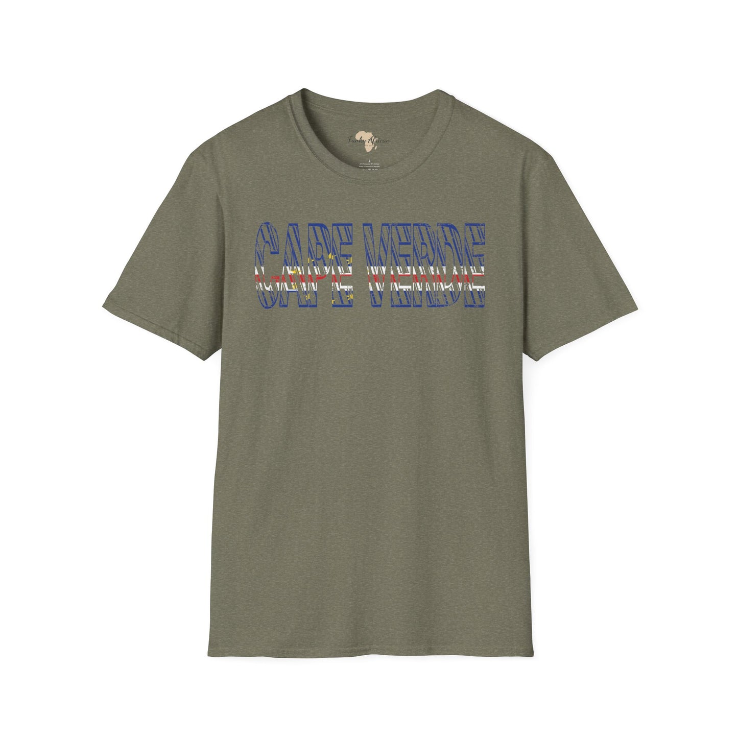 Cabo Verde text unisex softstyle tee