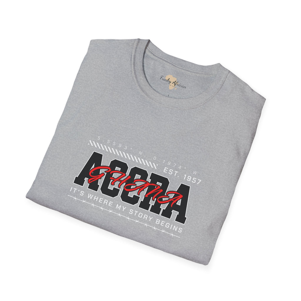 Accra Ghana unisex softstyle tee Funky African