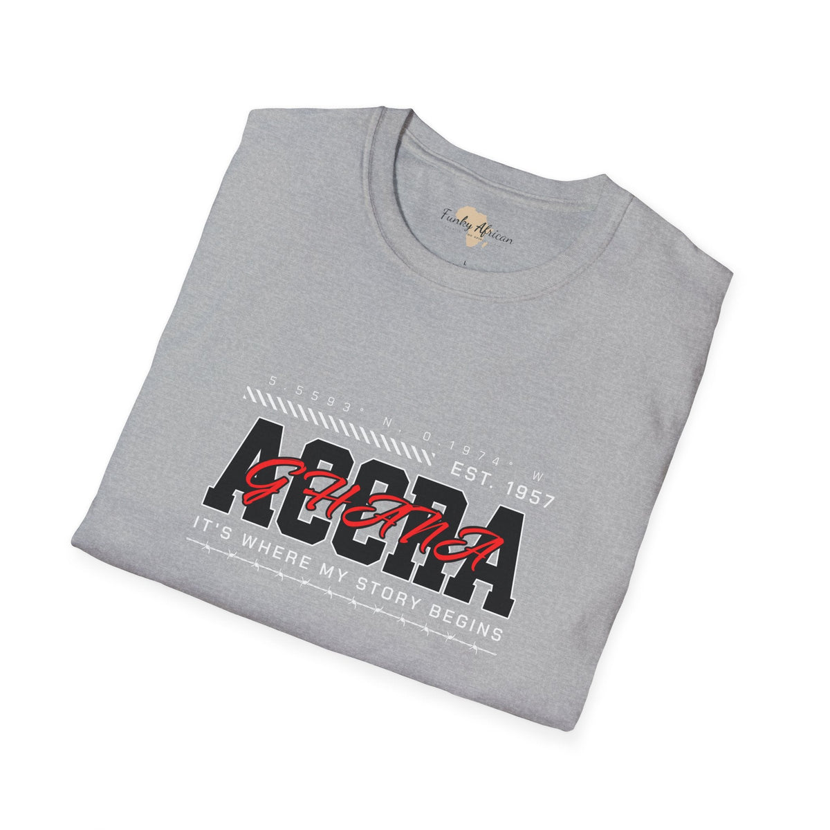 Accra Ghana unisex softstyle tee Funky African