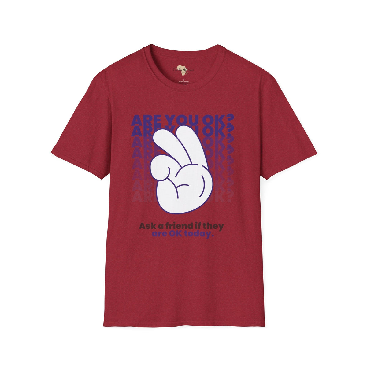 Are you ok unisex softstyle tee Funky African